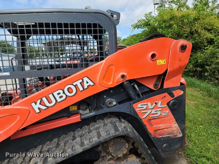 image for item JA9868 2014 Kubota SVL75-2 tracked skid steer loader