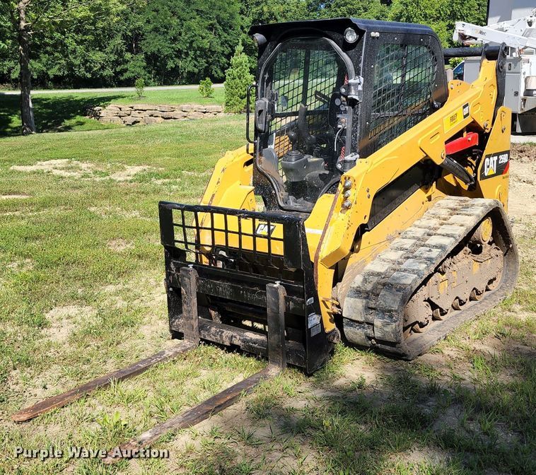 image for item JA9940 2016 Caterpillar 259D  tracked skid steer loader