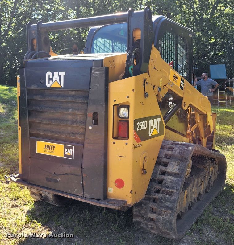 image for item JA9940 2016 Caterpillar 259D  tracked skid steer loader