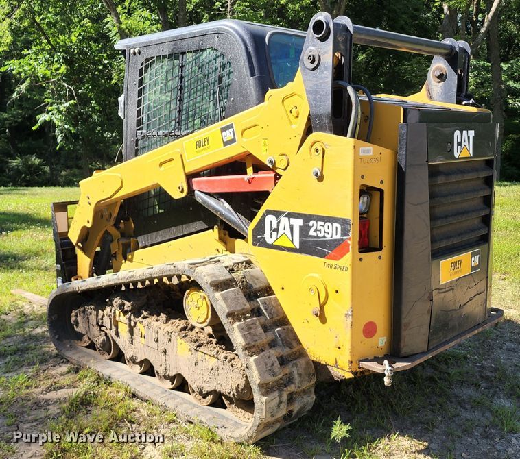 image for item JA9940 2016 Caterpillar 259D  tracked skid steer loader