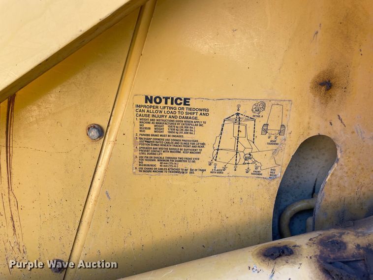 image for item JC9900 2004 Caterpillar 953C  track loader