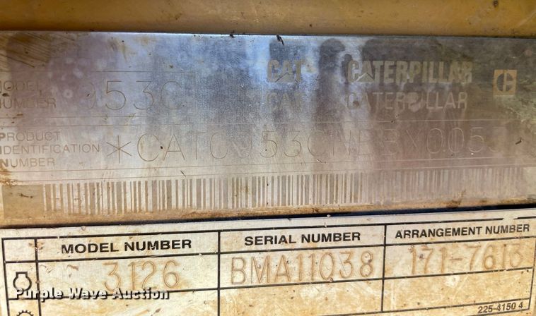 image for item JC9900 2004 Caterpillar 953C  track loader