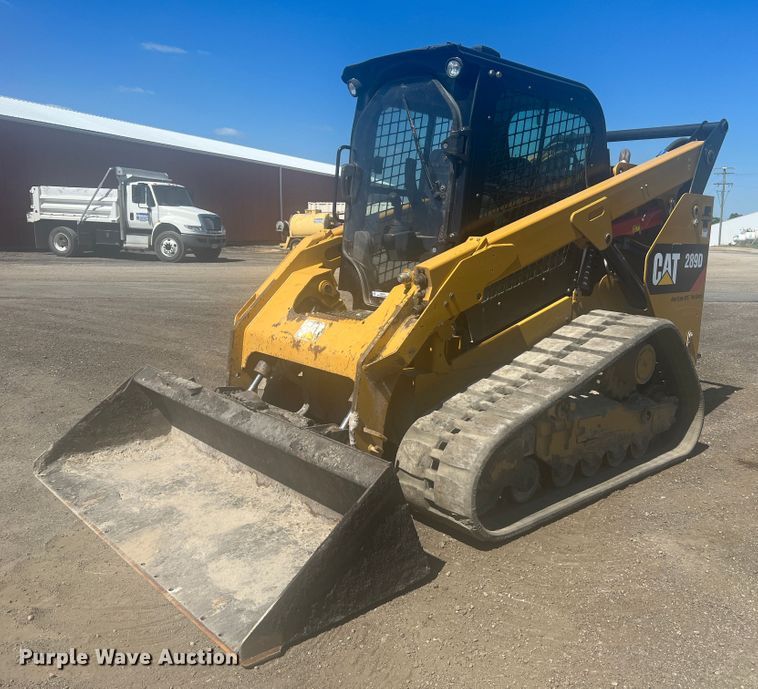 image for item JM9234 2016 Caterpillar 289D  skid steer loader