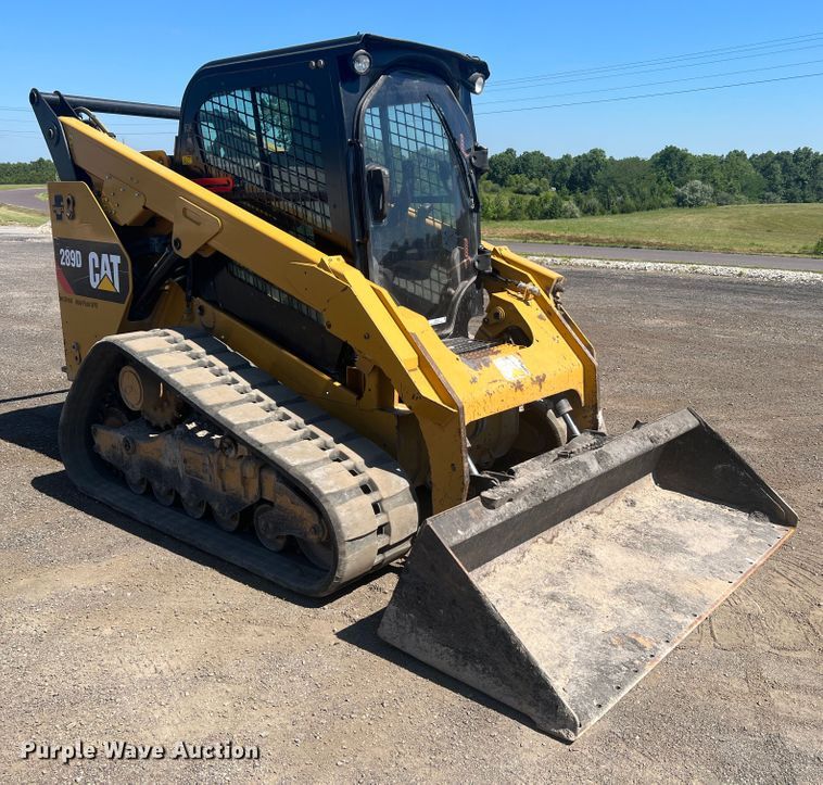 image for item JM9234 2016 Caterpillar 289D  skid steer loader