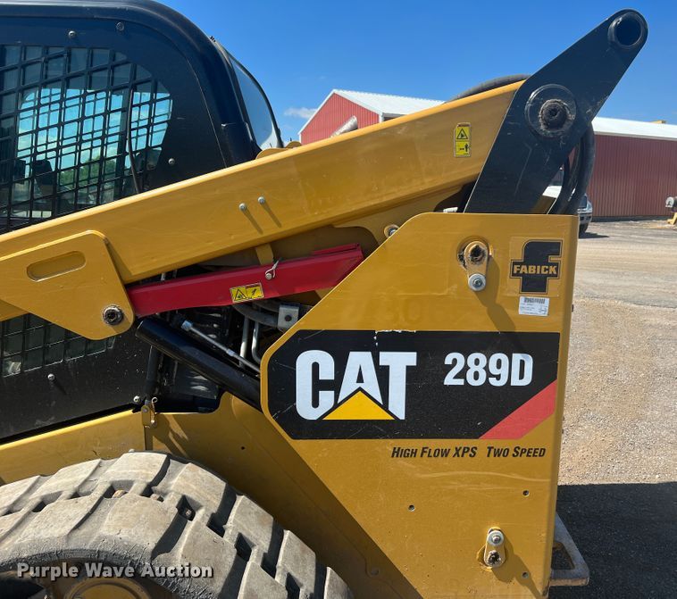 image for item JM9234 2016 Caterpillar 289D  skid steer loader