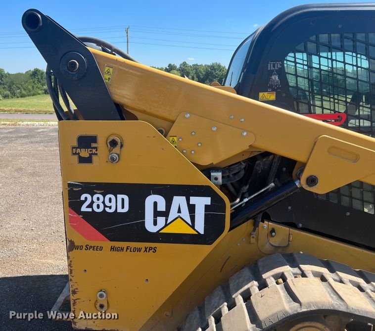 image for item JM9234 2016 Caterpillar 289D  skid steer loader