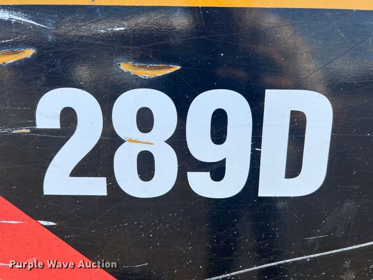 image for item JM9234 2016 Caterpillar 289D  skid steer loader