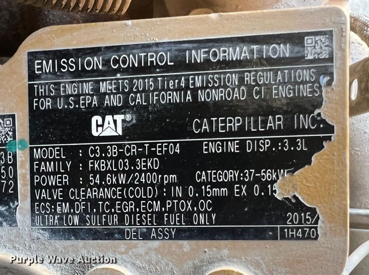 image for item JM9234 2016 Caterpillar 289D  skid steer loader