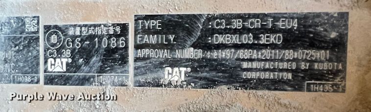 image for item JM9234 2016 Caterpillar 289D  skid steer loader
