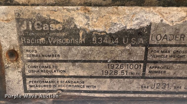 image for item JM9241 1980 Case 1150C  track loader