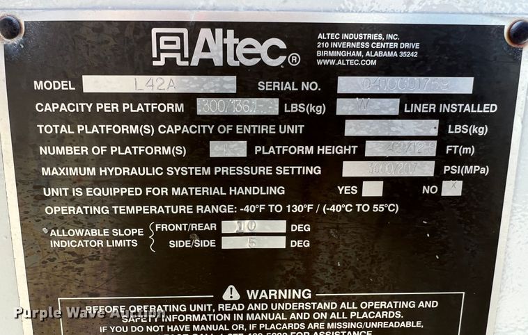 image for item JM9252 2011 International WorkStar 7300  bucket truck