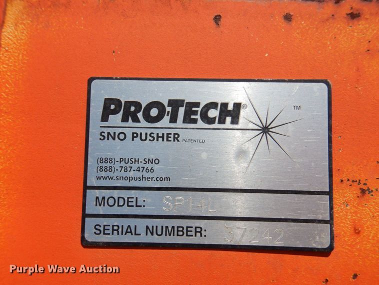 image for item KF9665 Pro Tech SP14L  wheel loader snow pusher