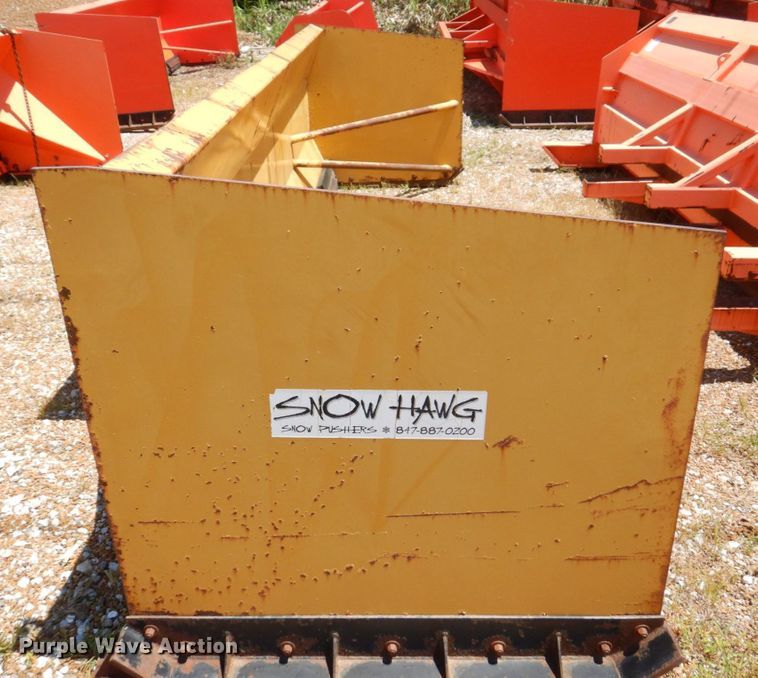 image for item KF9670 Snow Hawg  wheel loader snow pusher
