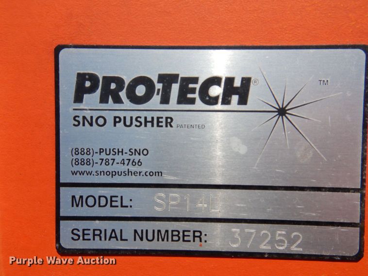 image for item KF9672 Pro Tech SP14L  wheel loader snow pusher