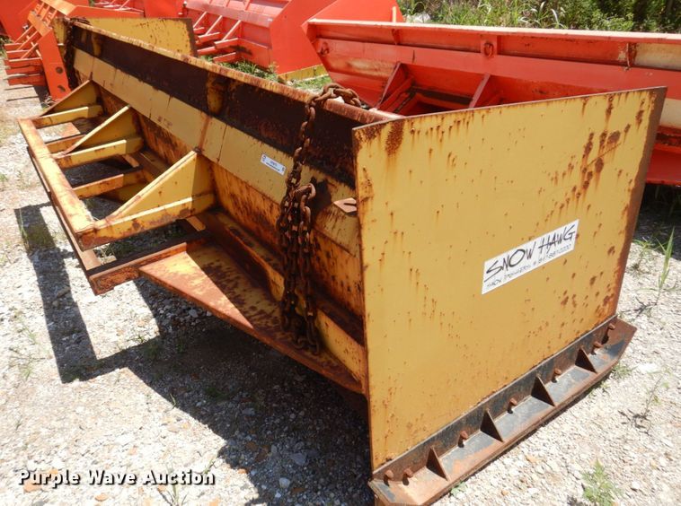 image for item KF9675 Snow Hawg  wheel loader snow pusher