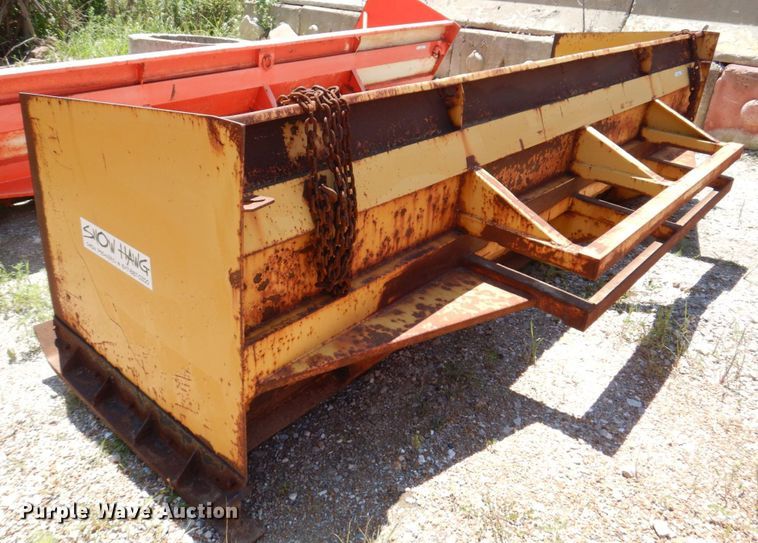 image for item KF9675 Snow Hawg  wheel loader snow pusher