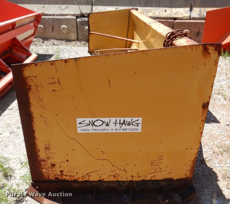 image for item KF9675 Snow Hawg  wheel loader snow pusher