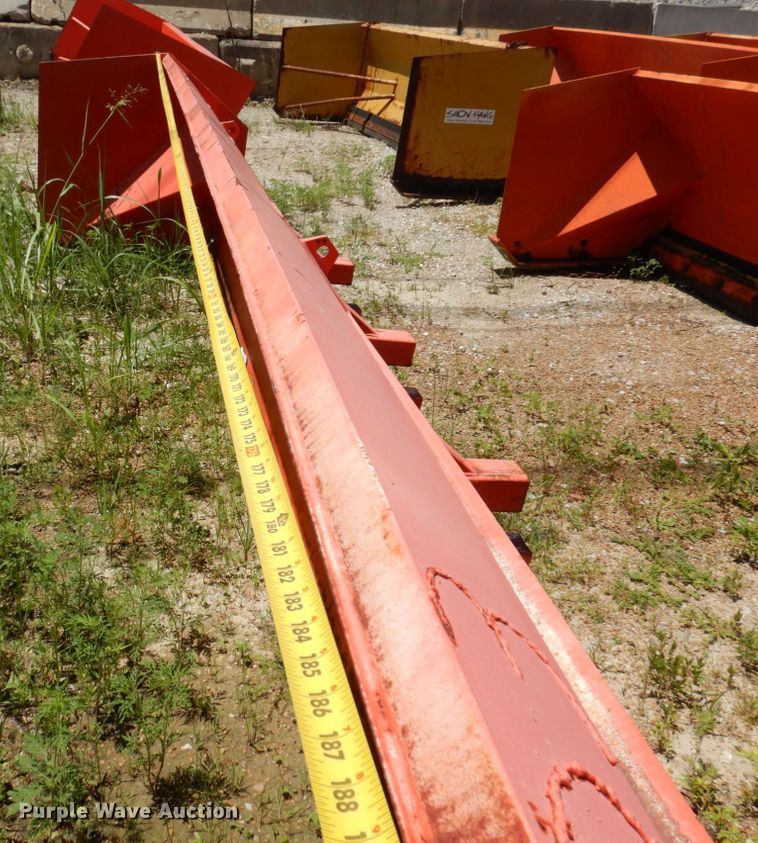 image for item KF9677 Wheel loader snow pusher