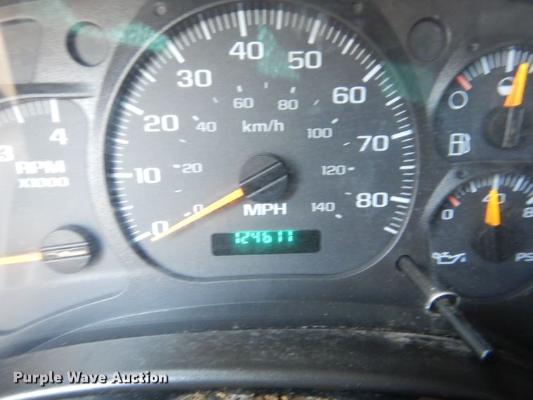 image for item KF9690 2005 GMC C7500  Crew Cab flatbed truck