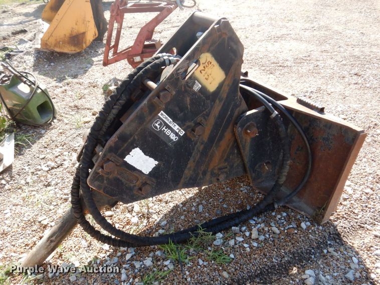 image for item KF9695 John Deere HB100  skid steer breaker