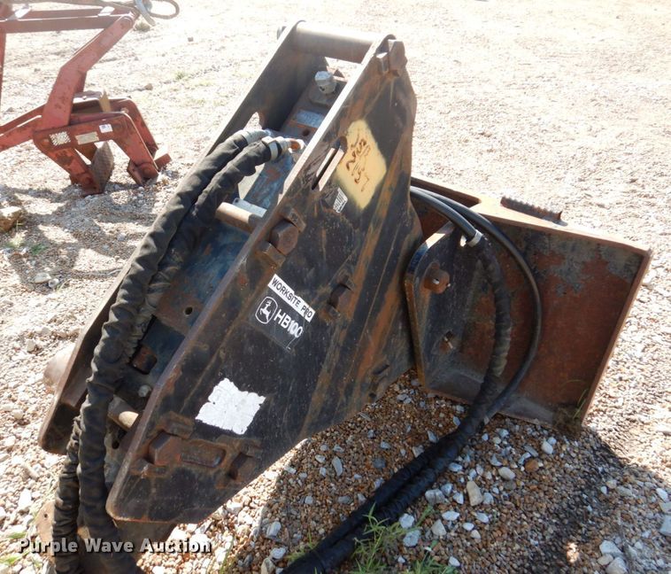 image for item KF9695 John Deere HB100  skid steer breaker