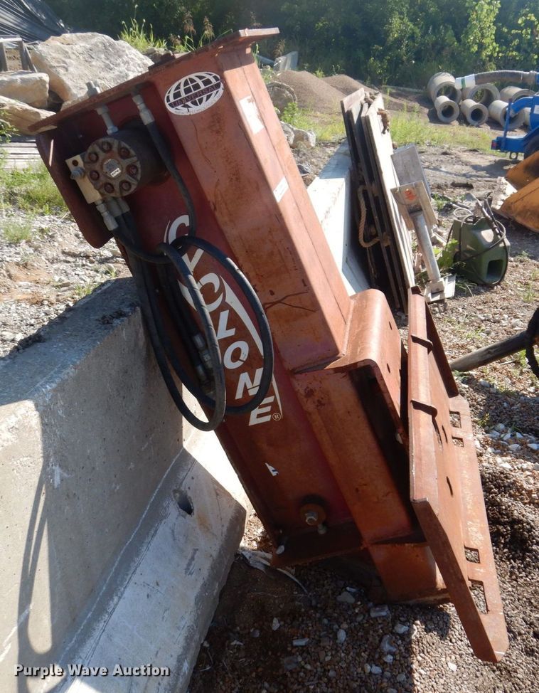 image for item KF9696 Cyclone SW-3500  skid steer drop hammer