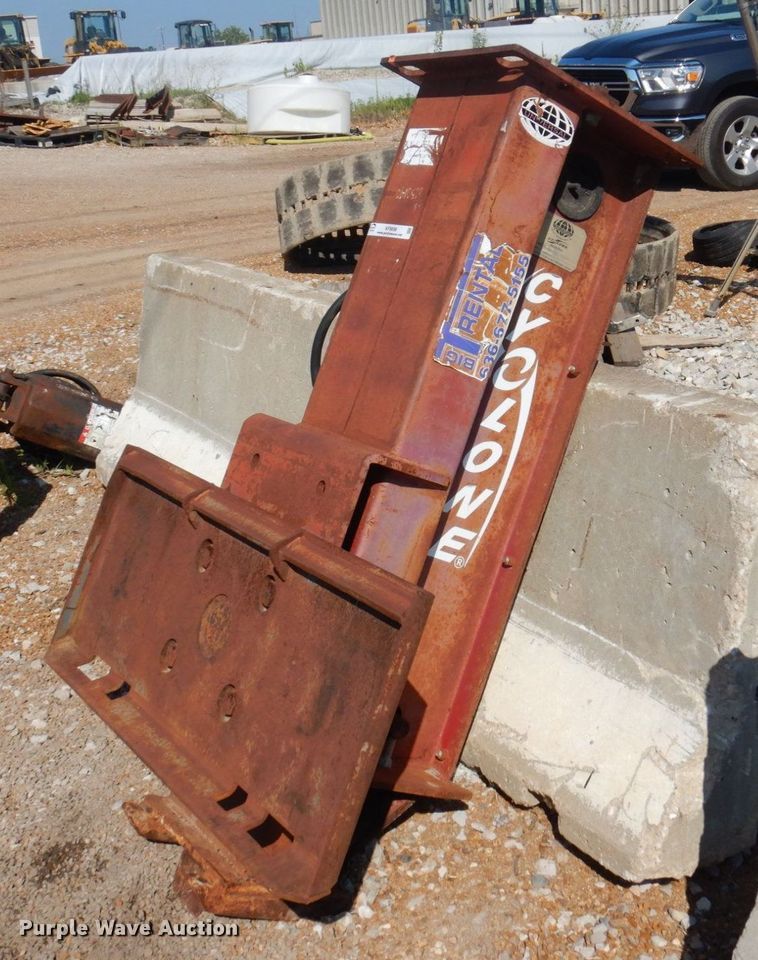 image for item KF9696 Cyclone SW-3500  skid steer drop hammer