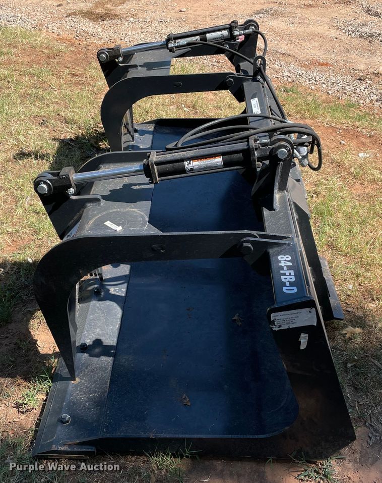 image for item KJ9743 Stout 84-FB-D  84" W skid steer grapple bucket