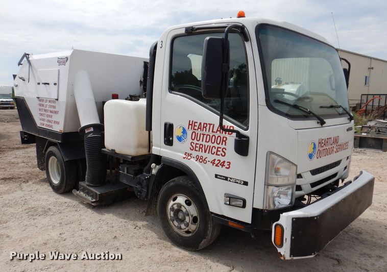 image for item KN9814 2016 Isuzu NPR  street sweeper truck