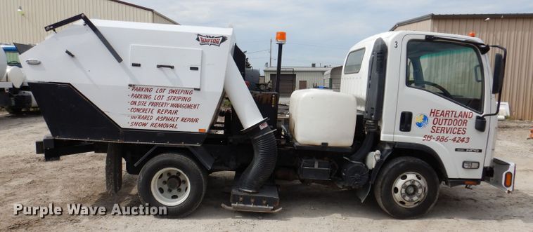 image for item KN9814 2016 Isuzu NPR  street sweeper truck