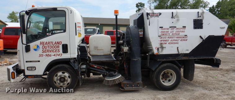 image for item KN9814 2016 Isuzu NPR  street sweeper truck