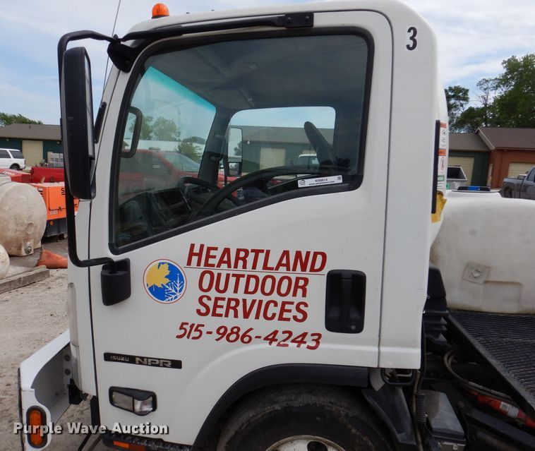 image for item KN9814 2016 Isuzu NPR  street sweeper truck