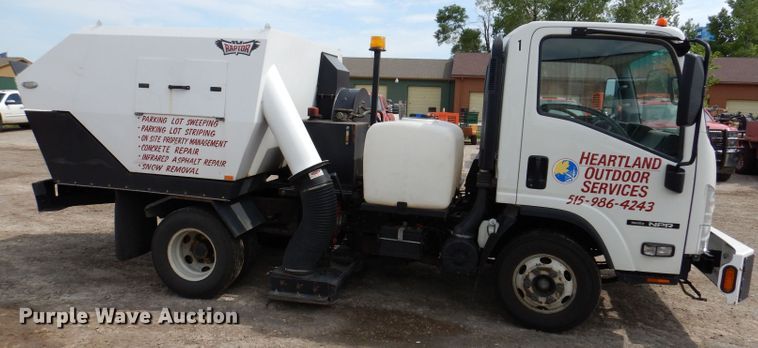 image for item KN9815 2016 Isuzu NPR  street sweeper truck