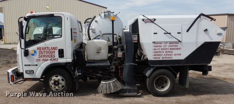 image for item KN9815 2016 Isuzu NPR  street sweeper truck