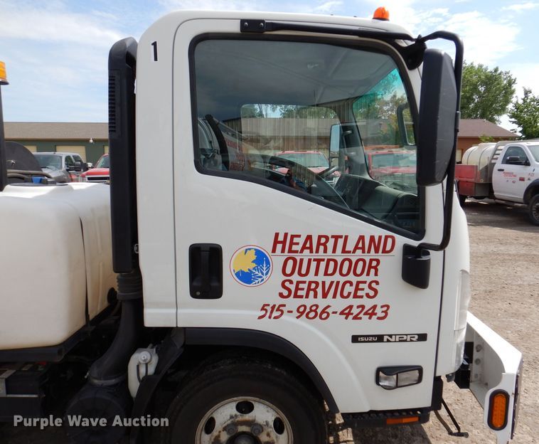 image for item KN9815 2016 Isuzu NPR  street sweeper truck