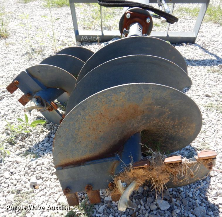 image for item KR9148 Wolverine  skid steer auger