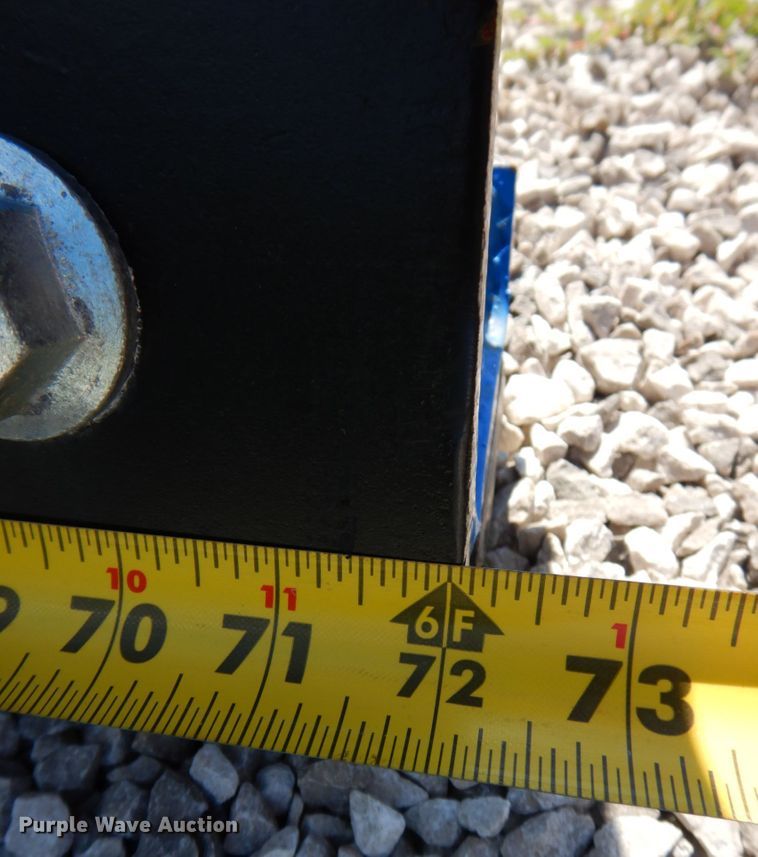 image for item KR9149 2021 TopCat SSSG72  skid steer dozer blade