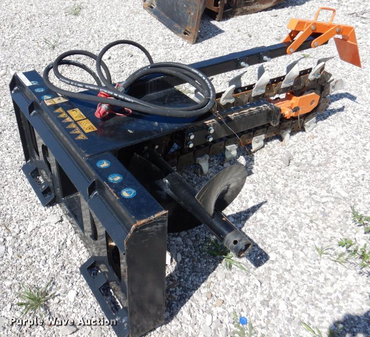 image for item KR9150 Skid steer trencher