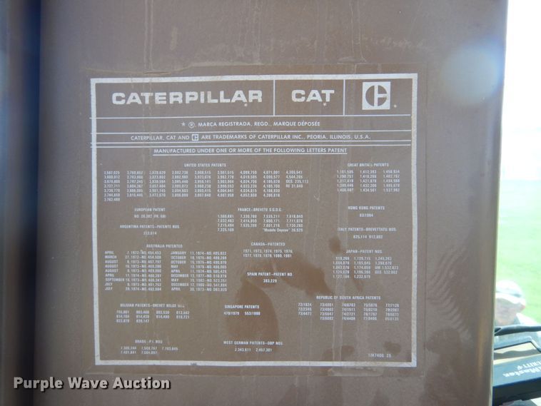 image for item KS9956 1988 Caterpillar 140G  motor grader