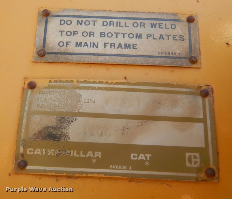 image for item KS9956 1988 Caterpillar 140G  motor grader