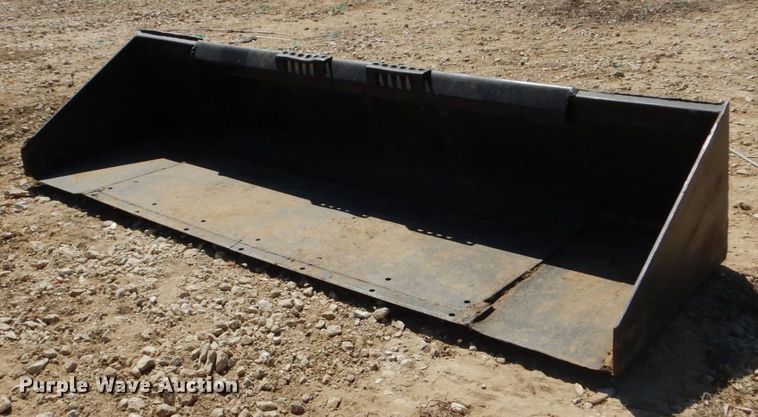 image for item KV9953 Shop built  99"W skid steer bucket