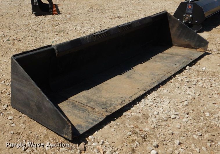 image for item KV9953 Shop built  99"W skid steer bucket