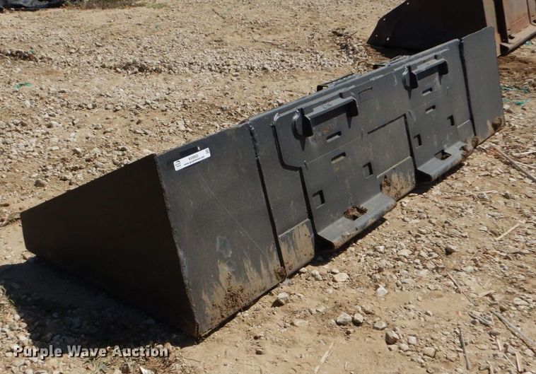 image for item KV9953 Shop built  99"W skid steer bucket