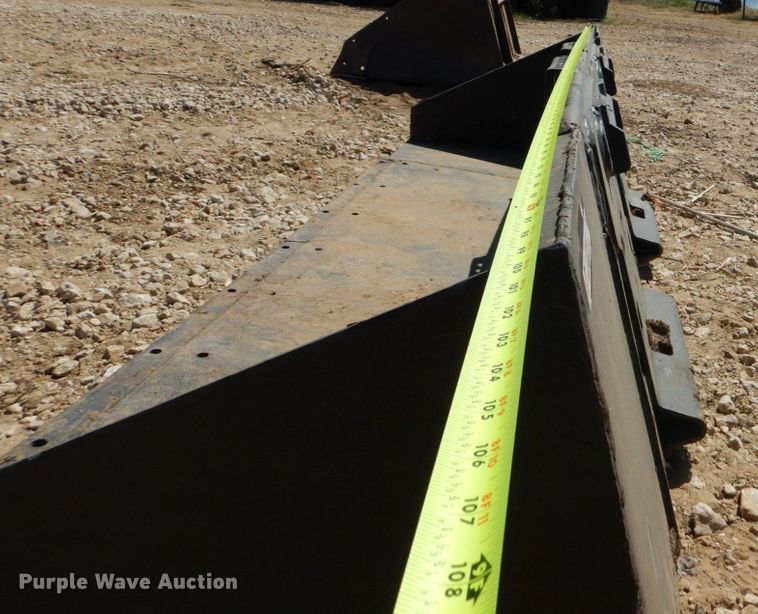 image for item KV9953 Shop built  99"W skid steer bucket