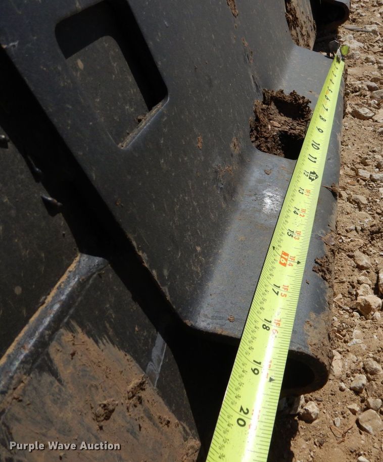 image for item KV9953 Shop built  99"W skid steer bucket