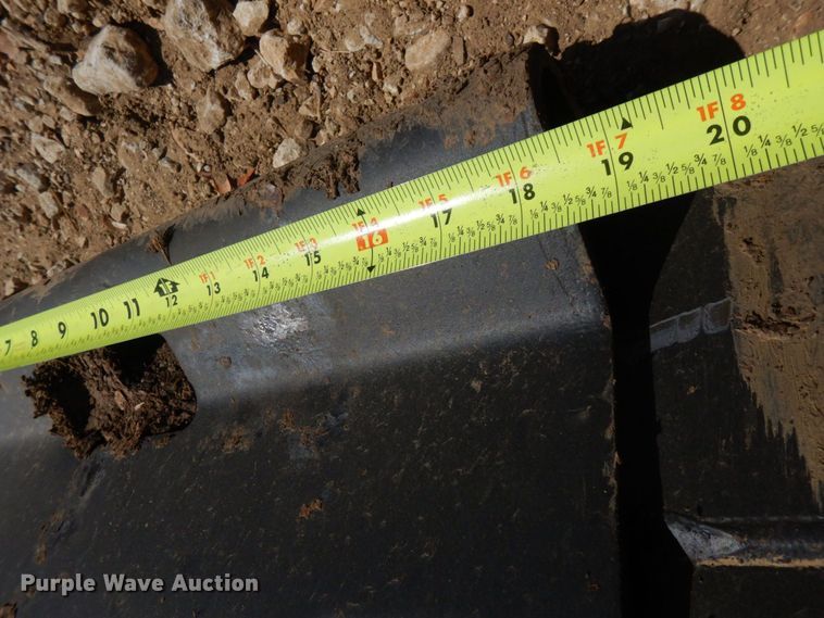 image for item KV9953 Shop built  99"W skid steer bucket