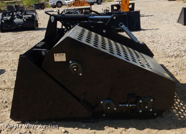 image for item KV9965 2022 TopCat ECSSLR72  72"W skid steer landscape rake