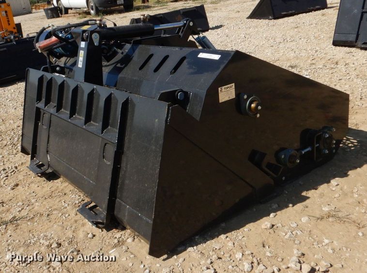 image for item KV9965 2022 TopCat ECSSLR72  72"W skid steer landscape rake