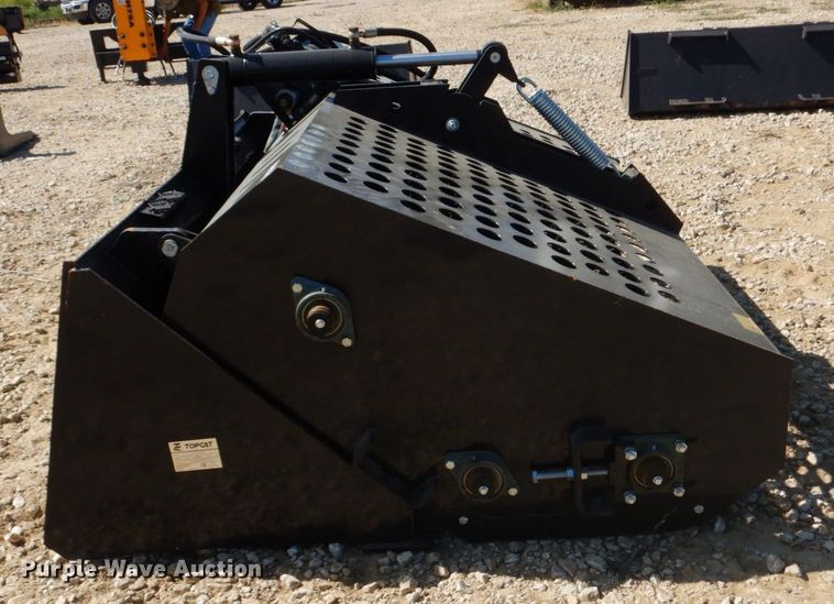 image for item KV9966 2022 TopCat ECSSLR72  72"W skid steer landscape rake