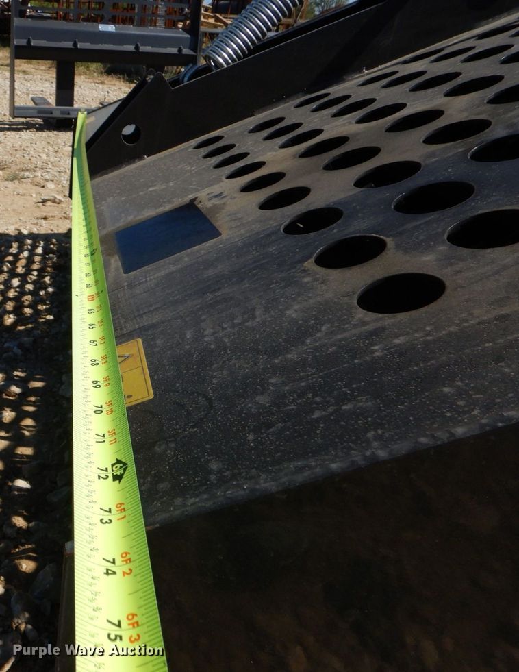 image for item KV9966 2022 TopCat ECSSLR72  72"W skid steer landscape rake